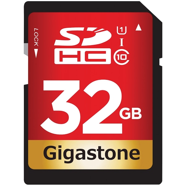 Gigastone Prime Series 32GB SDHC Card GS-SDHC80U1-32GB-R